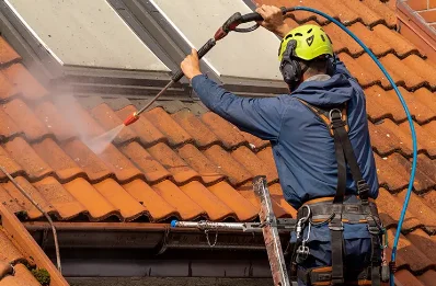 Démoussage et hydrofuge de toiture à Luray